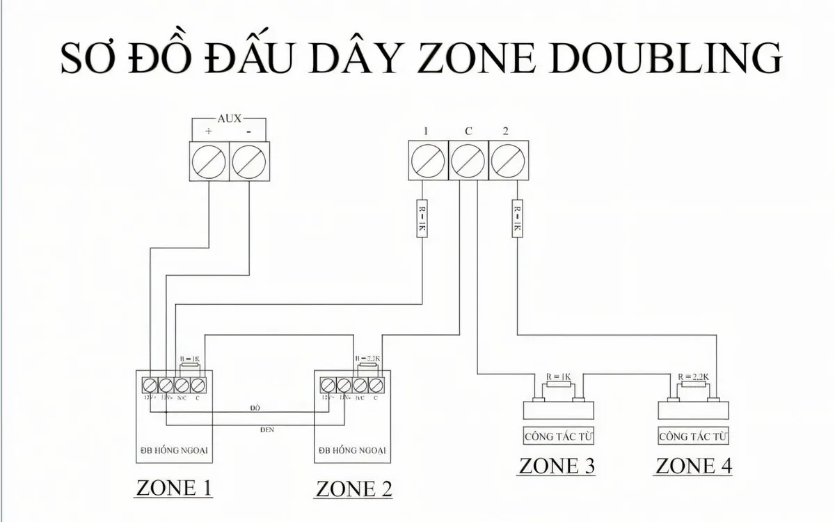 Cách đấu Chuông Báo Cháy (2)