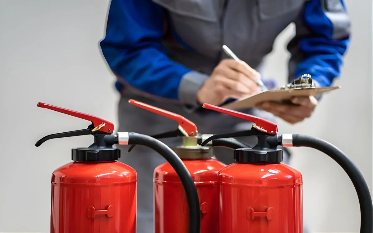 cách kiểm tra bình bột chữa cháy