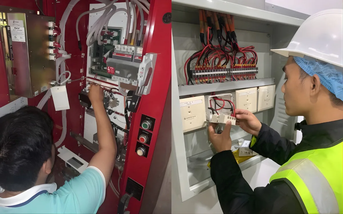 cách lắp đặt hệ thống báo cháy