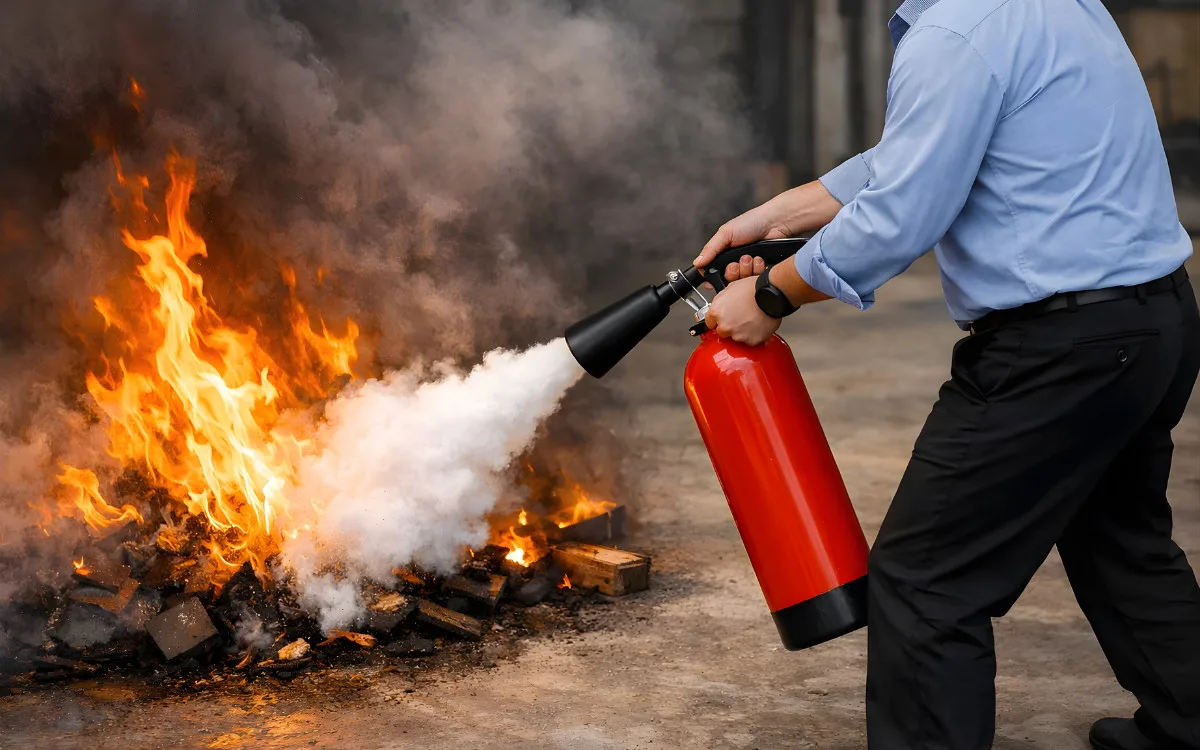 cách sử dụng bình chữa cháy