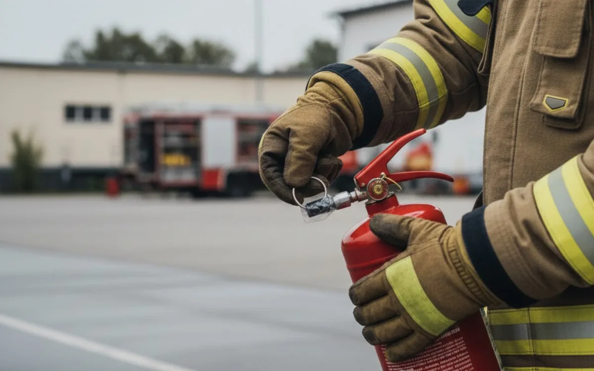 cách sử dụng bình chữa cháy bột