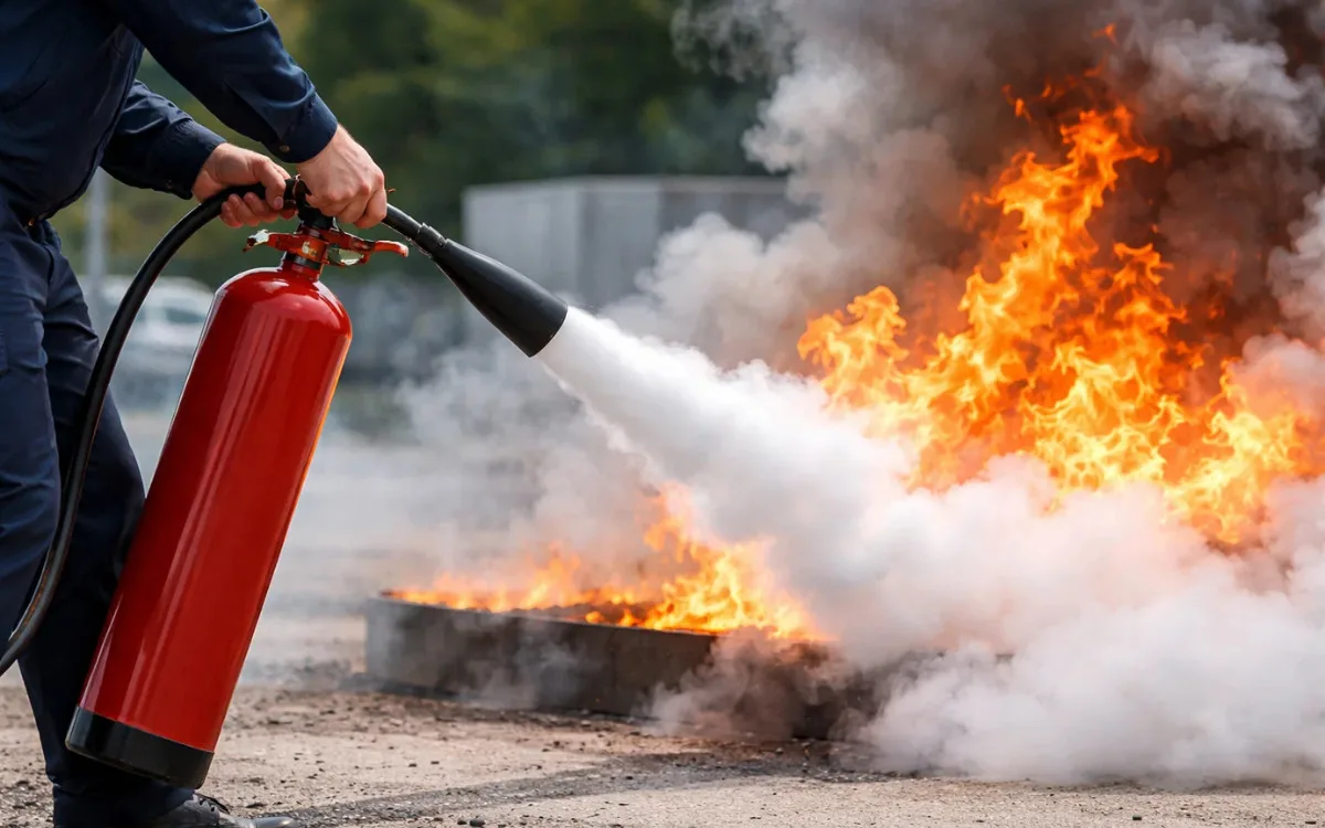 cách sử dụng bình chữa cháy co2