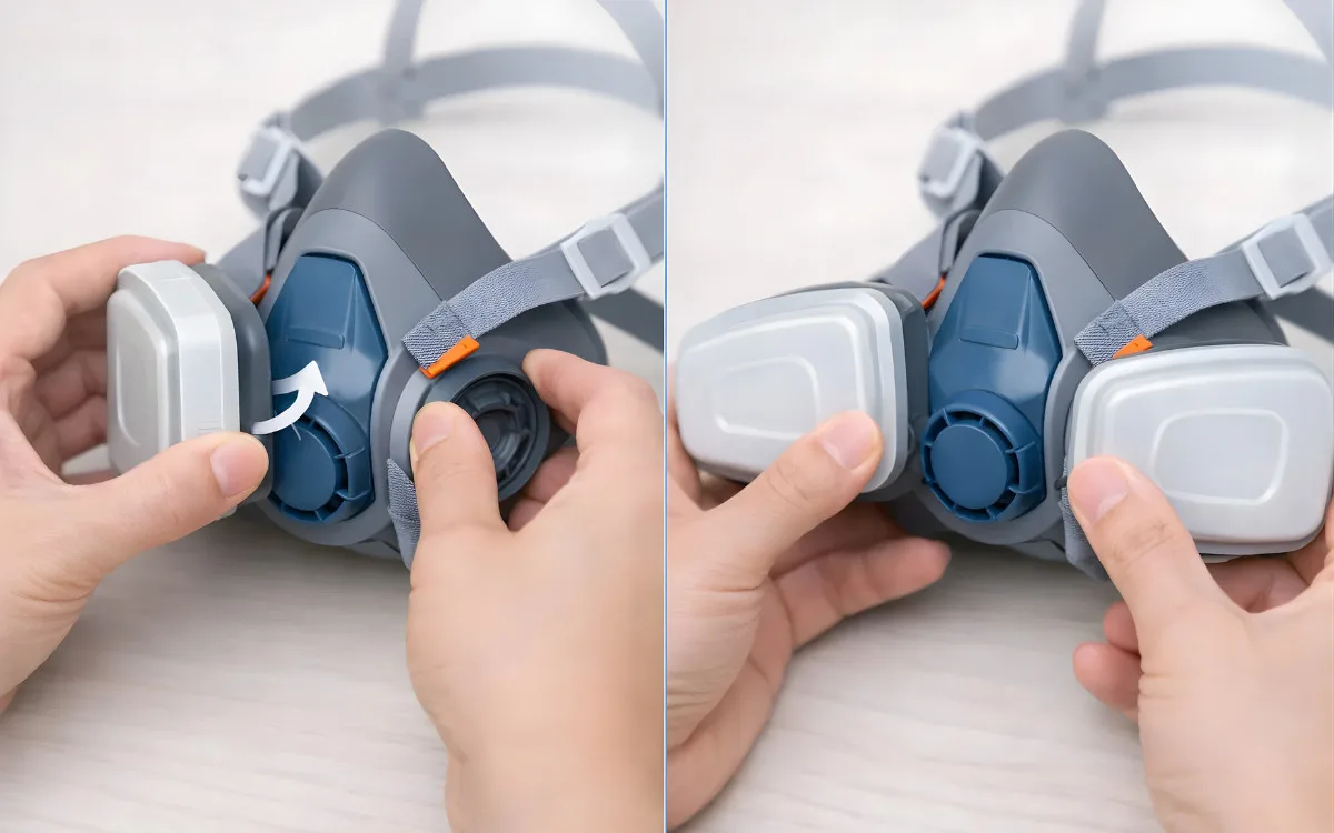 hướng dẫn đeo mặt nạ phòng độc