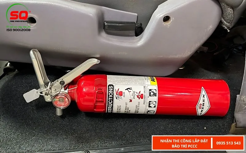 bình chữa cháy cho xe tải