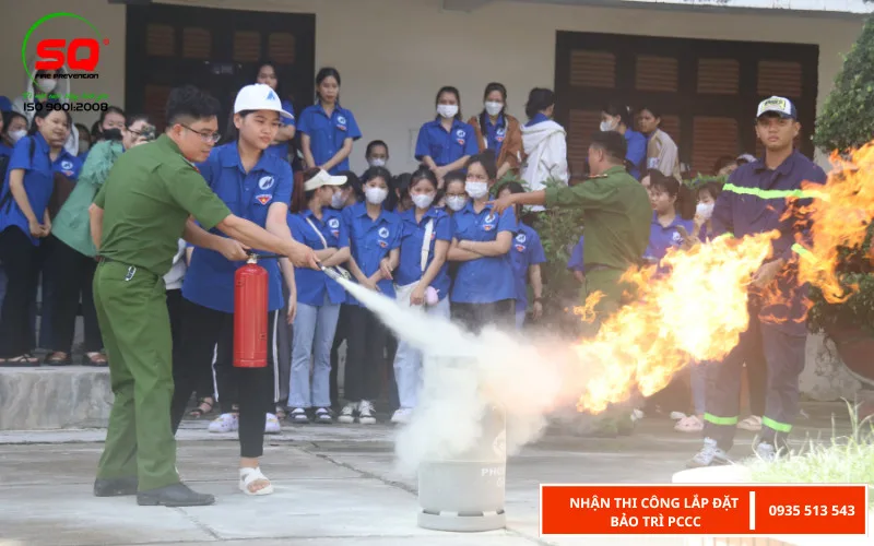 cách dập lửa bình ga