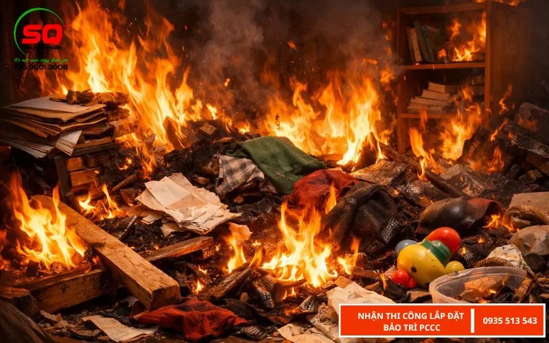 đám cháy loại a