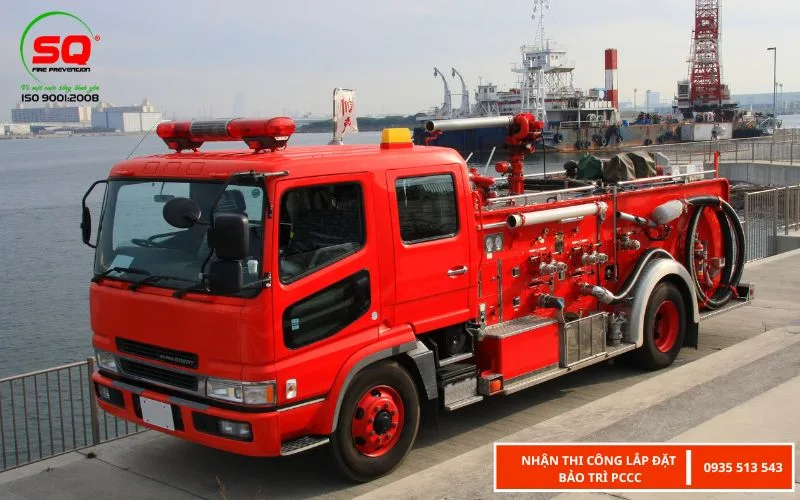 kích thước xe cứu hỏa