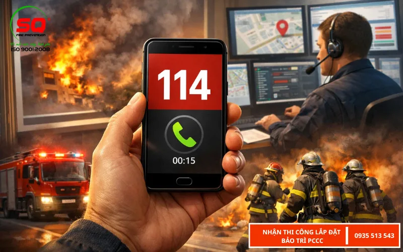 quy trình xử lý khi có cháy xảy ra