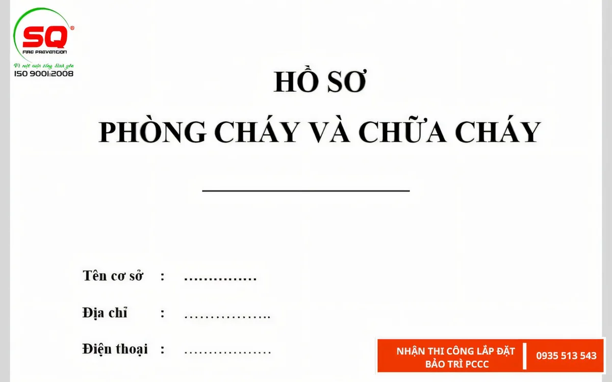 hồ sơ pccc gồm những gì