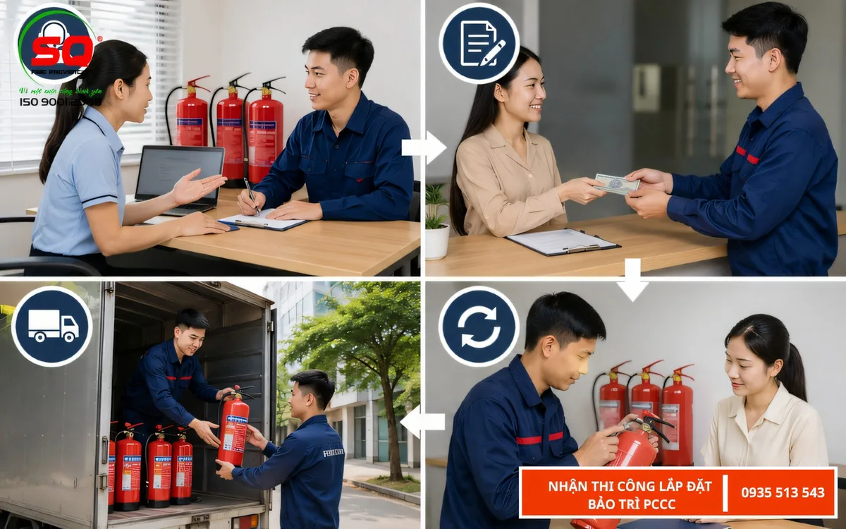 thuê bình chữa cháy